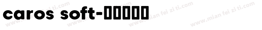 caros soft字体转换